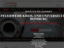 Tablet Screenshot of feuerwehr-homburg.de